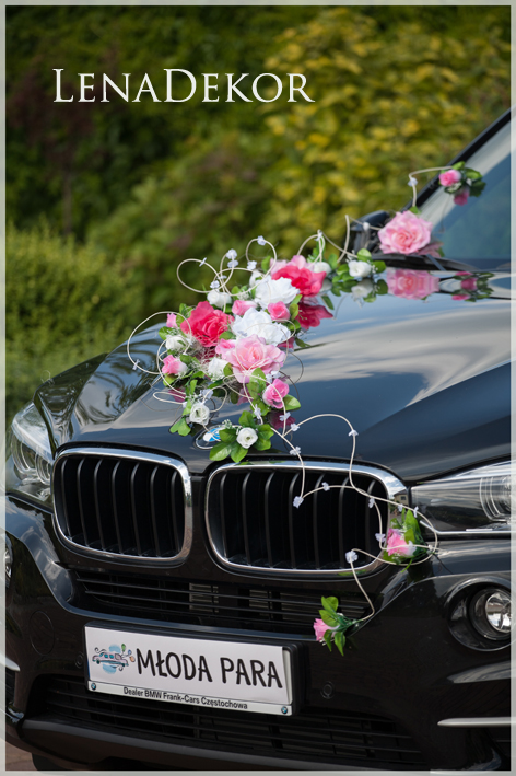 MARIA - ślubna dekoracja na samochód