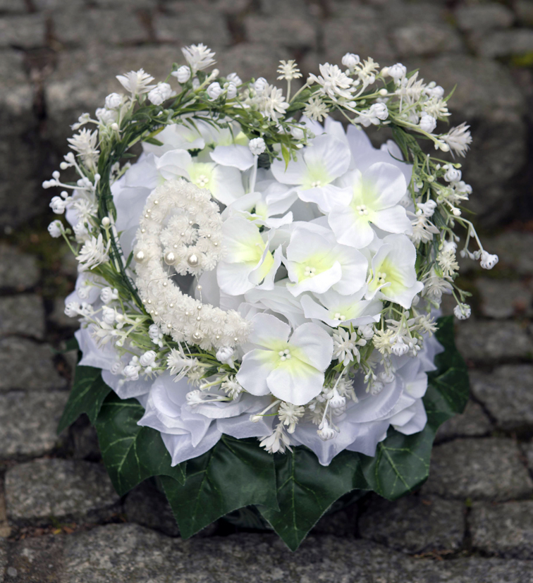 MEMORIA S12 flower box z SERCEM na cmentarz grób