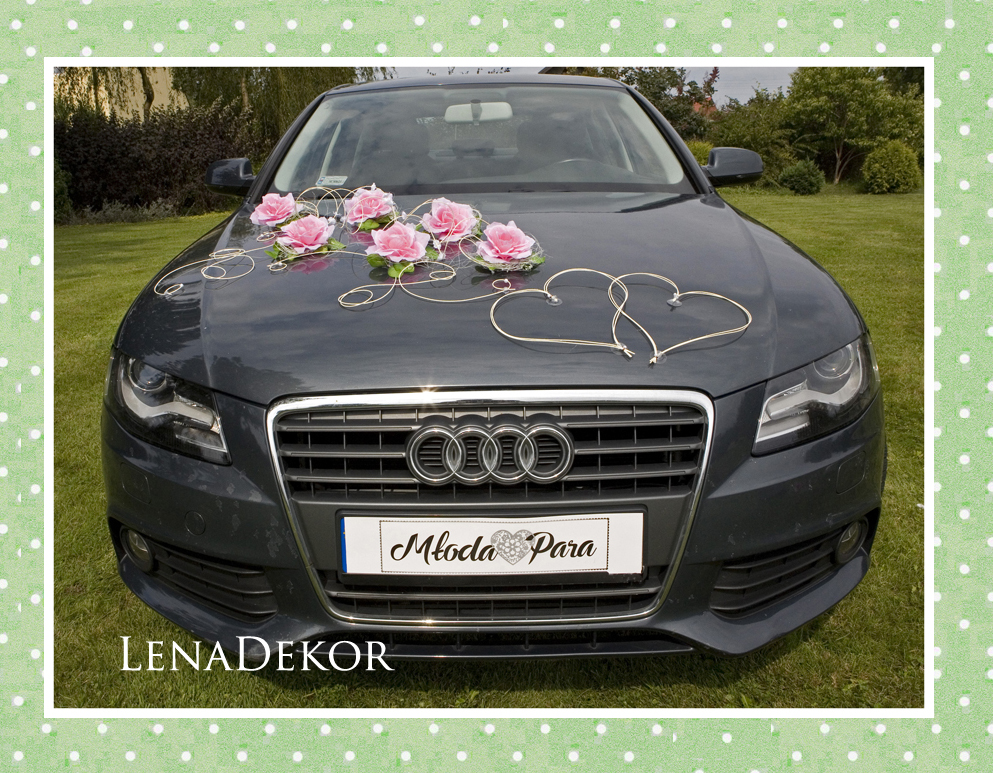 ZUZA - dekoracja na samochód ślubny wedding car decoration
