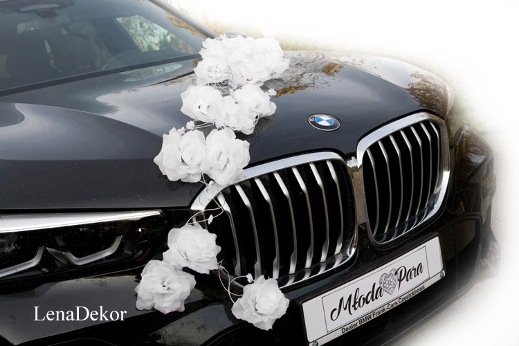LORA dekoracja na samochód do ślubu BIAŁA LORA dekoracja na samochód do ślubu BIAŁA
