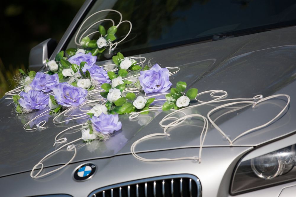 VIOLA dekoracja samochodu ślubnego