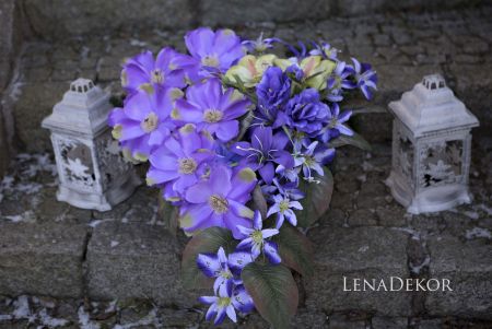 MEMORIA  S7 stroik na grób SERCE kompozycja nagrobna funeralna