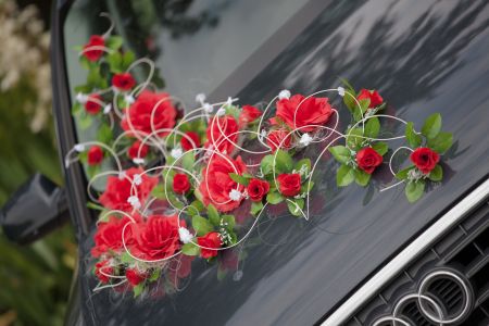 ROSA - kwiatowa dekoracja na samochód