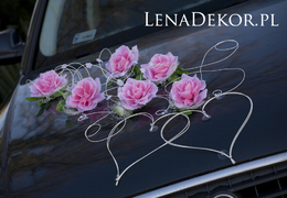 ZUZA - dekoracja na samochód ślubny wedding car decoration