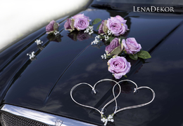 PINIA - ozdoba samochodu do ślubu wedding car decoration set