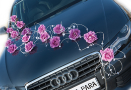 LAURA pudrowy róż - strojenie samochodu